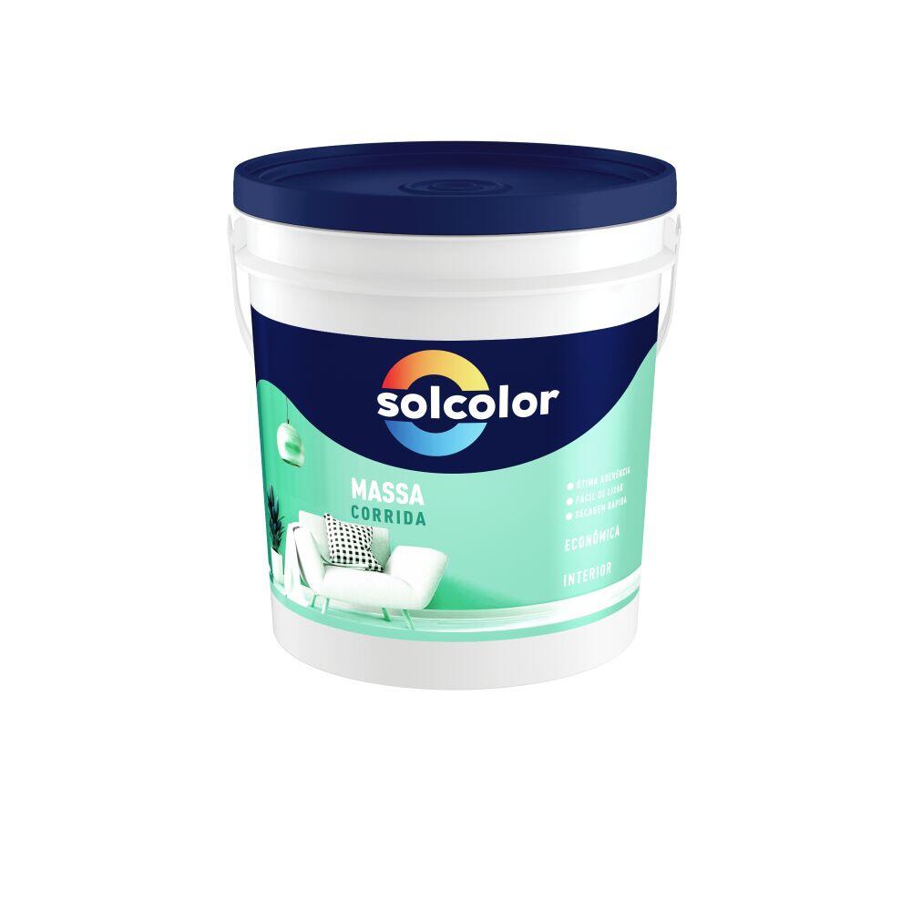 Massa Corrida 25kg Branca Solcolor