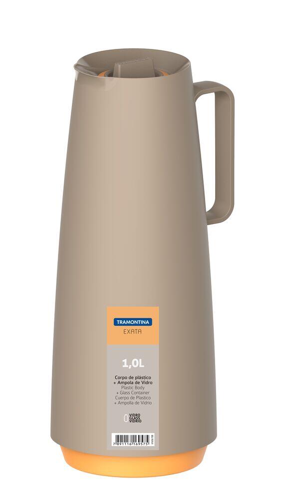 Garrafa Térmica Tramontina Exata 1L Bege