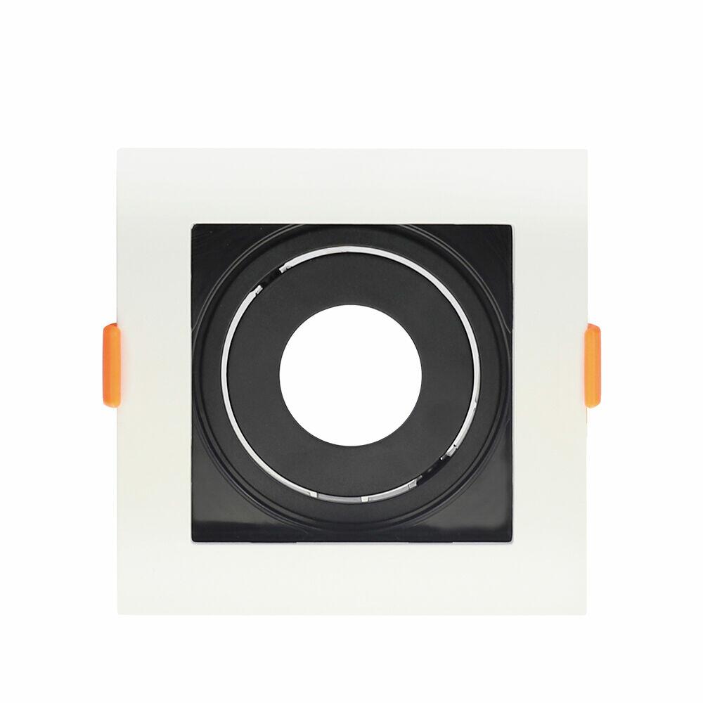 Spot de Embutir Taschibra MR11 Recuado Branco/Preto
