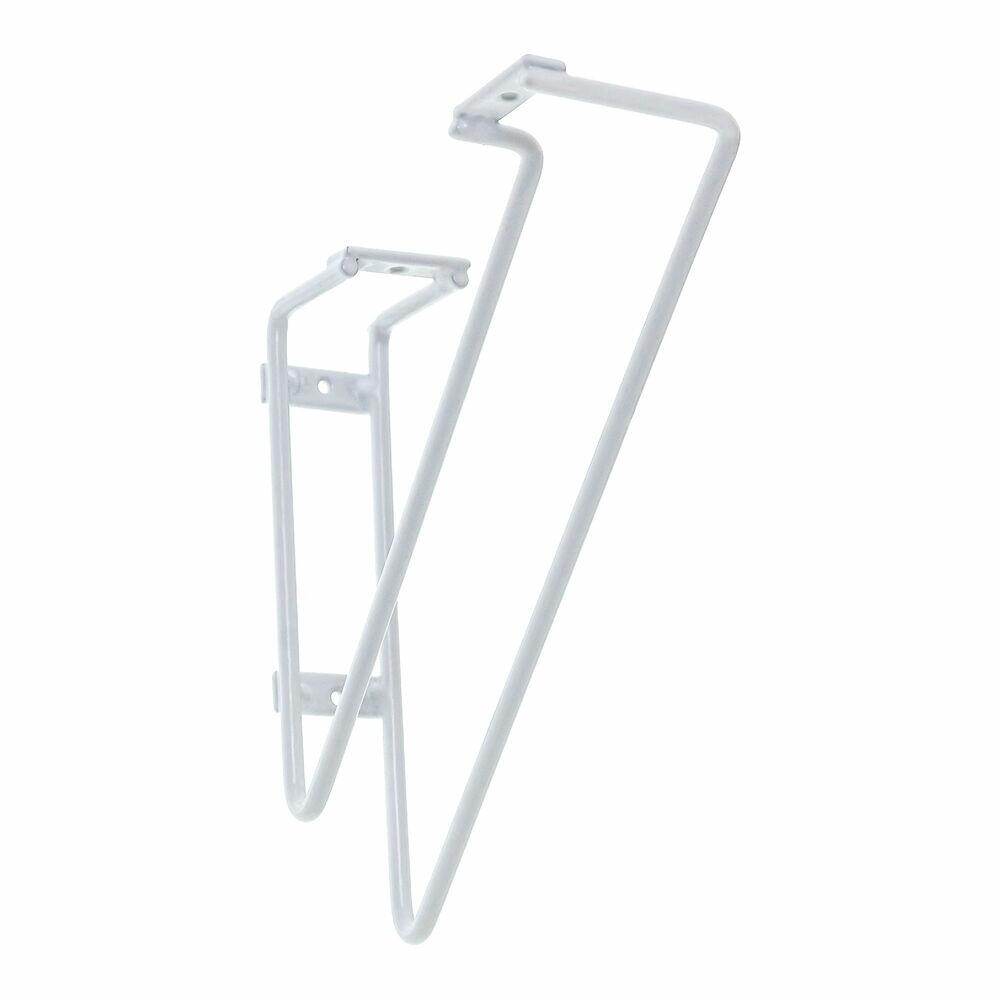 Suporte para Prateleira Metaltru Lyra 7x20x21cm Branco