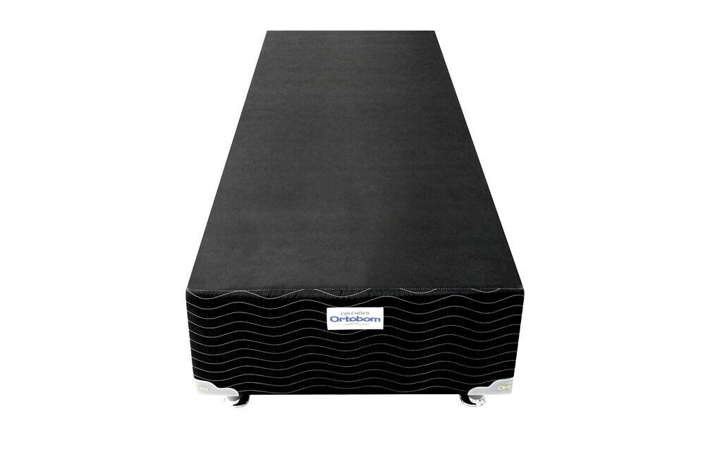 Base Sênior para Colchão de Solteiro 88x188x21 Preta Ortobom