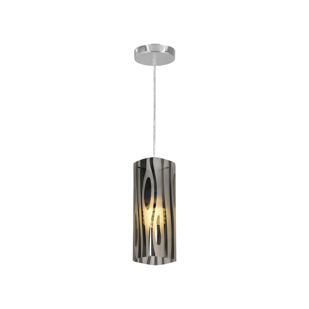 Pendente Bronzearte 1 Lâmpada Mirage Zebra E27 First Cromo