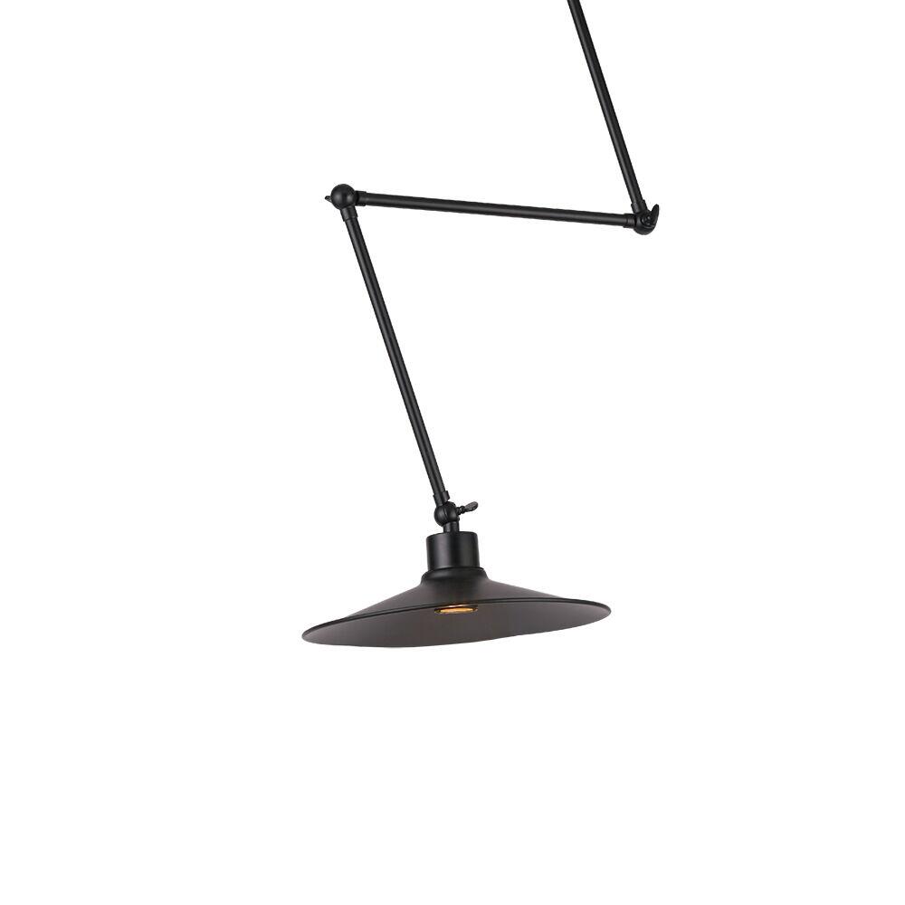 Pendente Taschibra 1 Lâmpada Sherlock E27 Preto