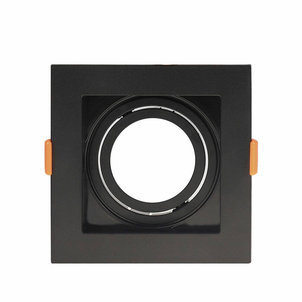 Spot de Embutir Taschibra 1 Lâmpada MR16 Conecta Recuado Preto