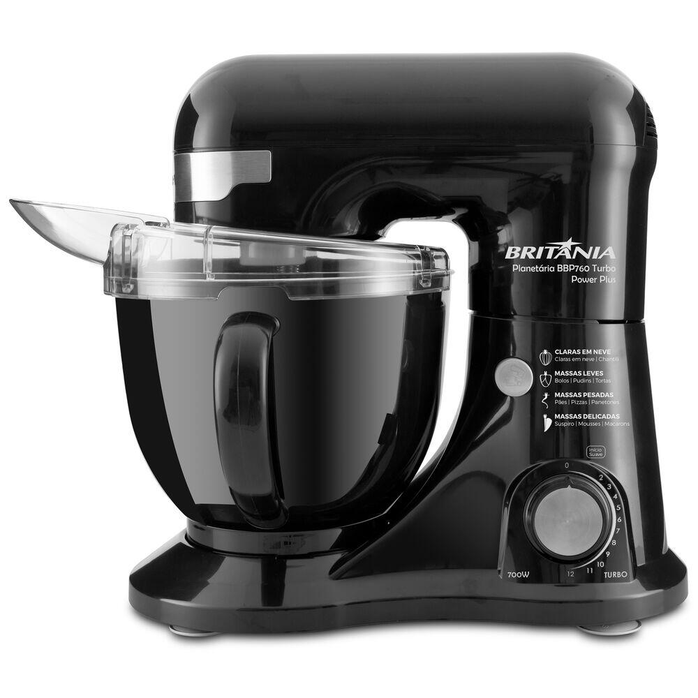 Batedeira Planetária Britânia BBP760P Power 700W Preto