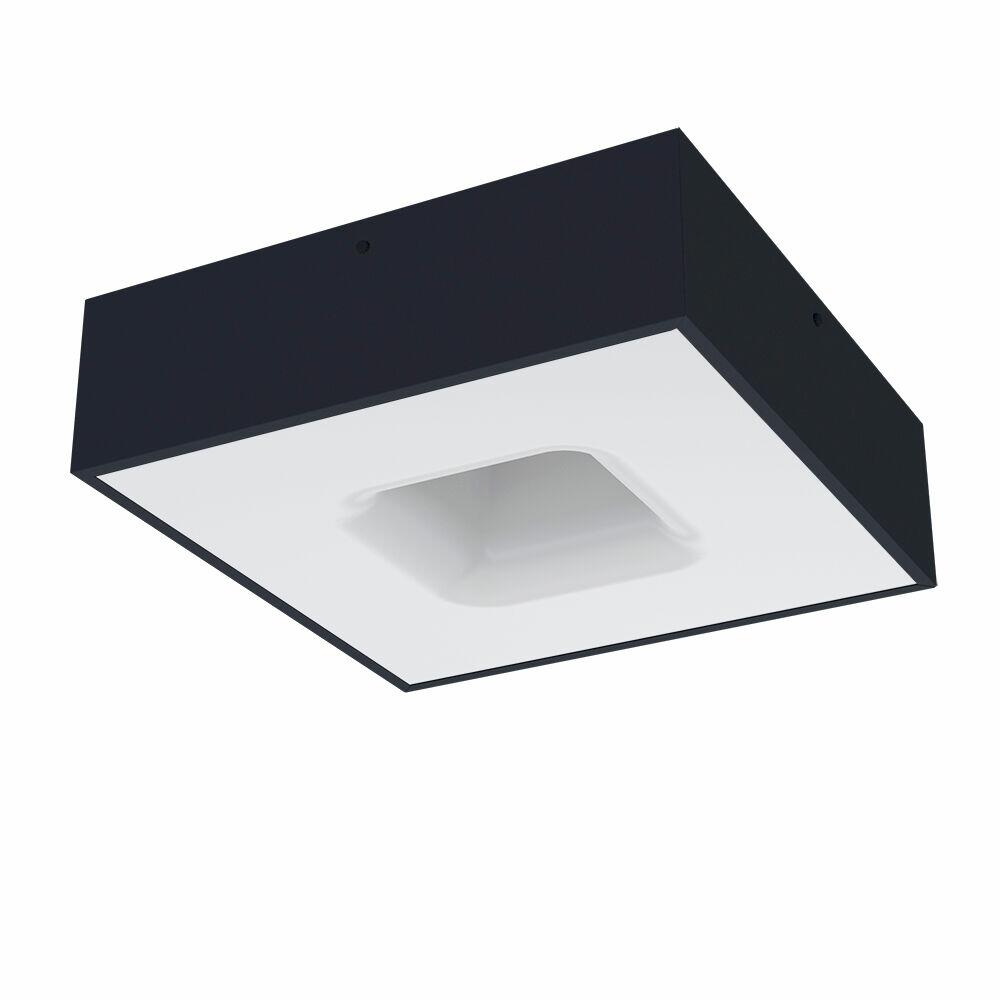 Plafon LED Taschibra Waffle 40W 2700K Preto