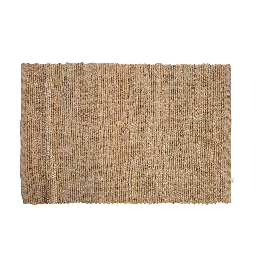 Tapete Diagonal 0,60x0,90m Frane Retangular Natural Juta