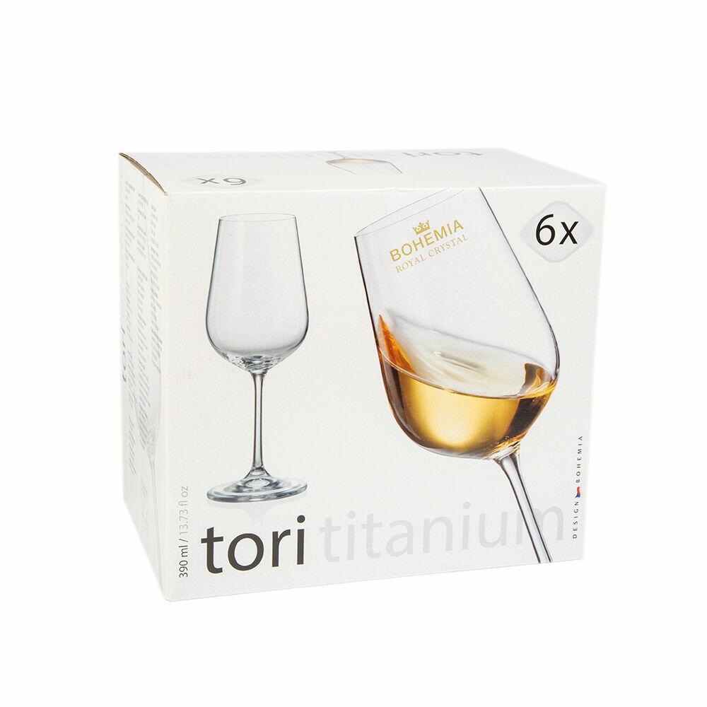 Jogo Taças Cristal Bohemia 390ml 6 Peças