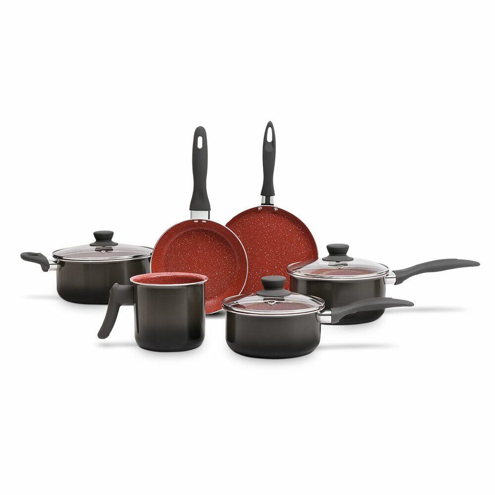 Jogo de Panela Brinox Life Easy 6 Peças Vermelho