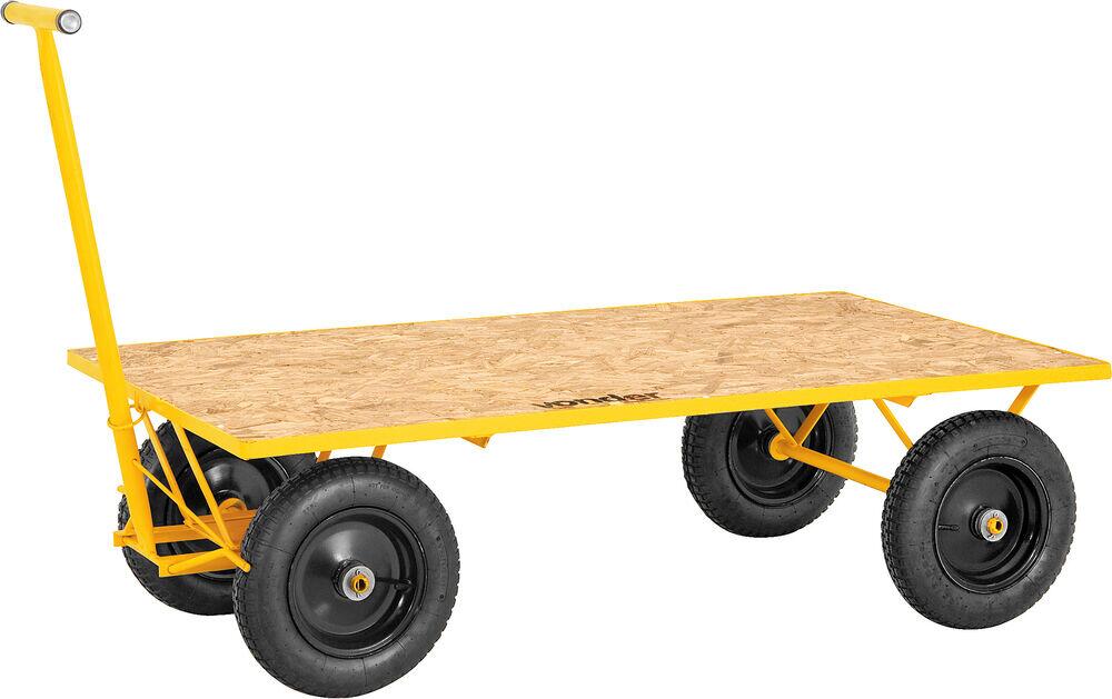Carrinho de Armazém Vonder Carga Pesada 600kg Amarelo