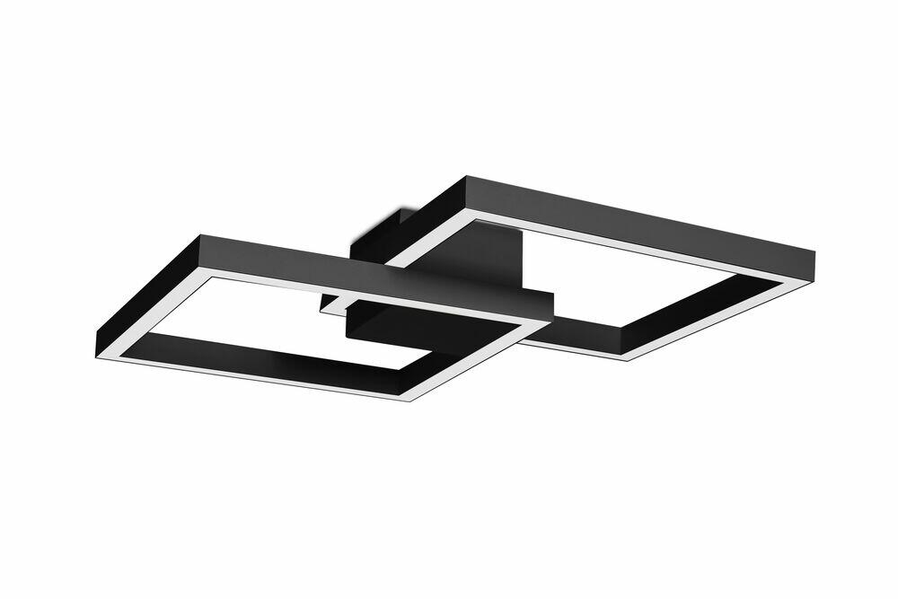 Plafon LED Case 40W 4000K Preto Luz Neutra  Spot Line
