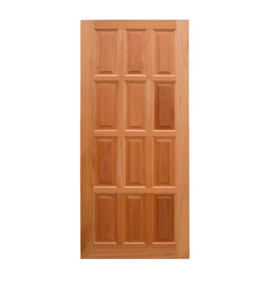 Porta de Abrir Madeira Eucalipto Madecen 2,10x0,8m Externa