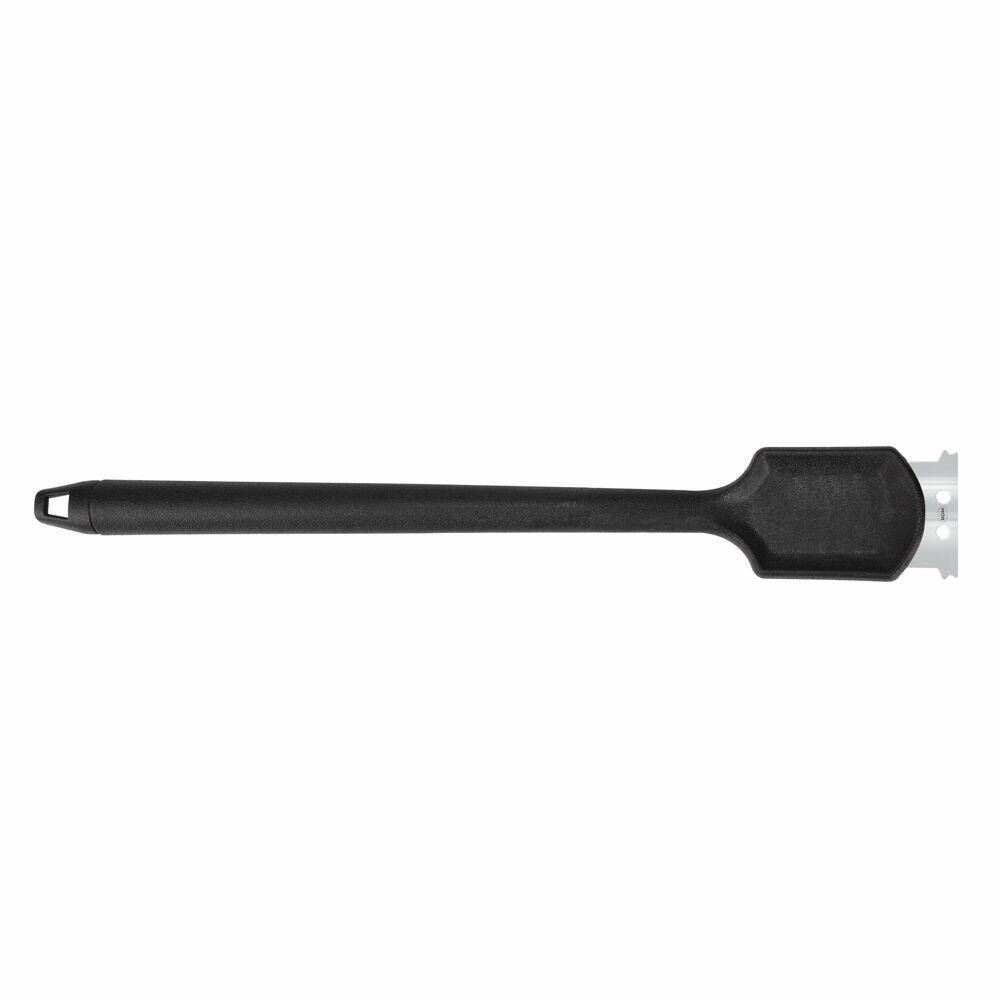 Escova de Nylon com Cabo para Limpeza de Grelha Mor Preta