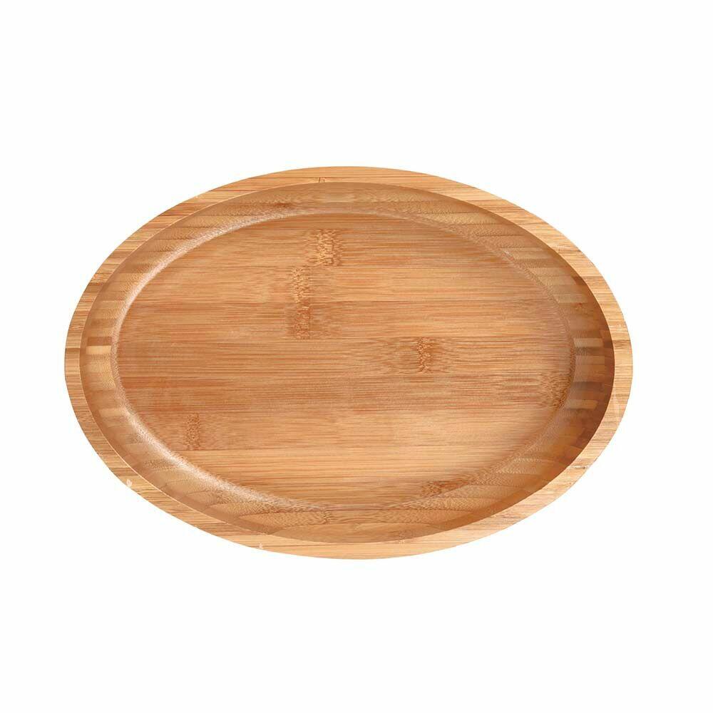 Gamela Oval 33x33cm Mor Bamboo