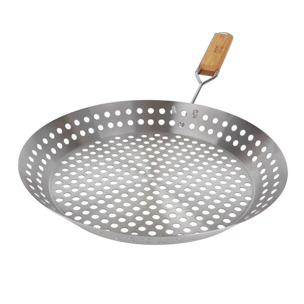 Grelha/Frigideira Mor 2 em 1 Inox