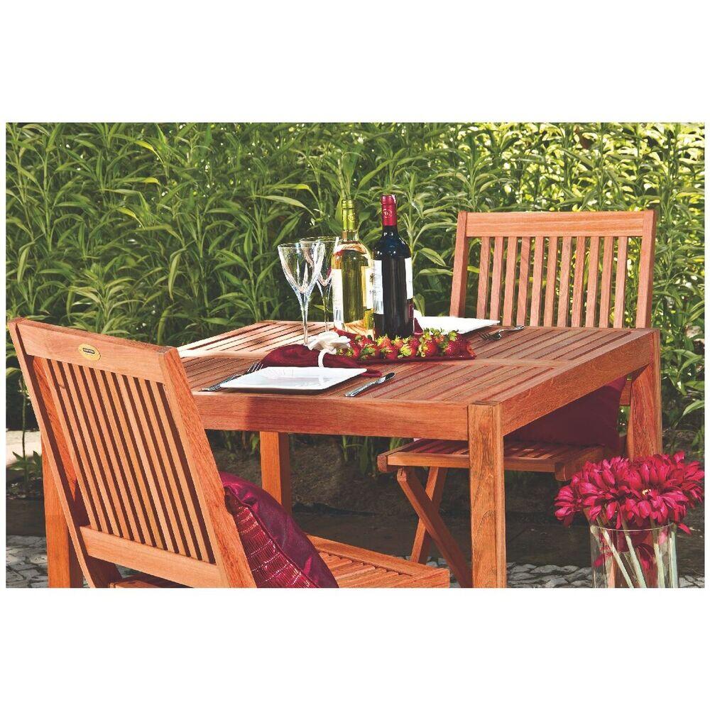 Mesa de Madeira Quadrada Tramontina 4 Lugares Fitt