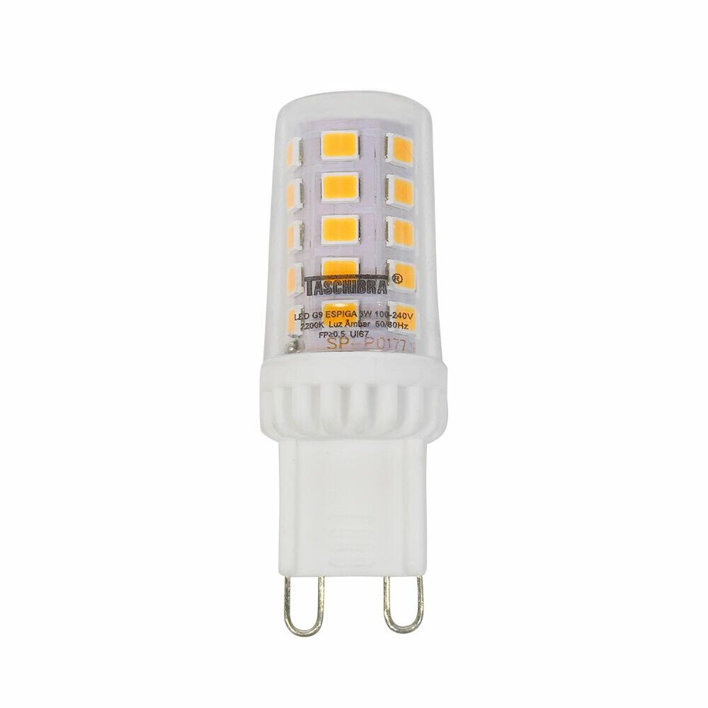 Lâmpada LED Taschibra Espiga G9 2W 2200K Autovolt