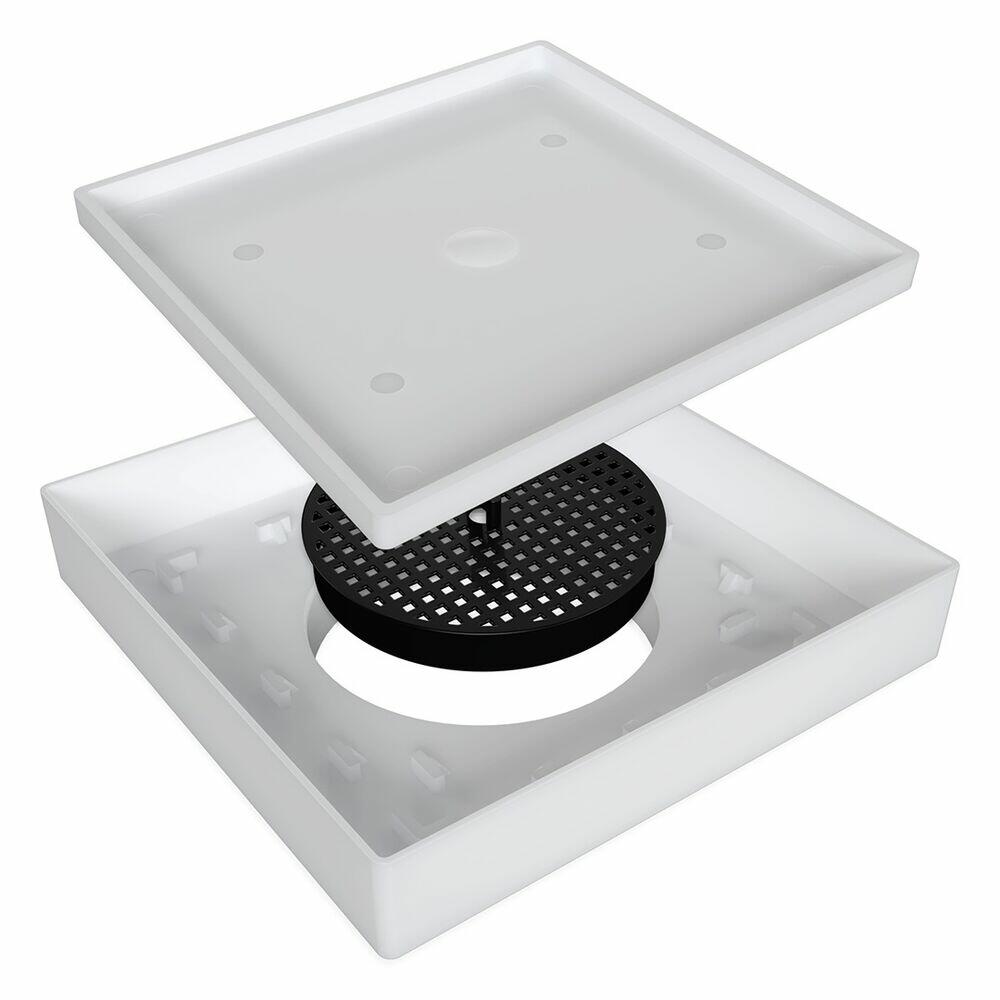 Ralo Oculto Branco 15x15cm Lgmais