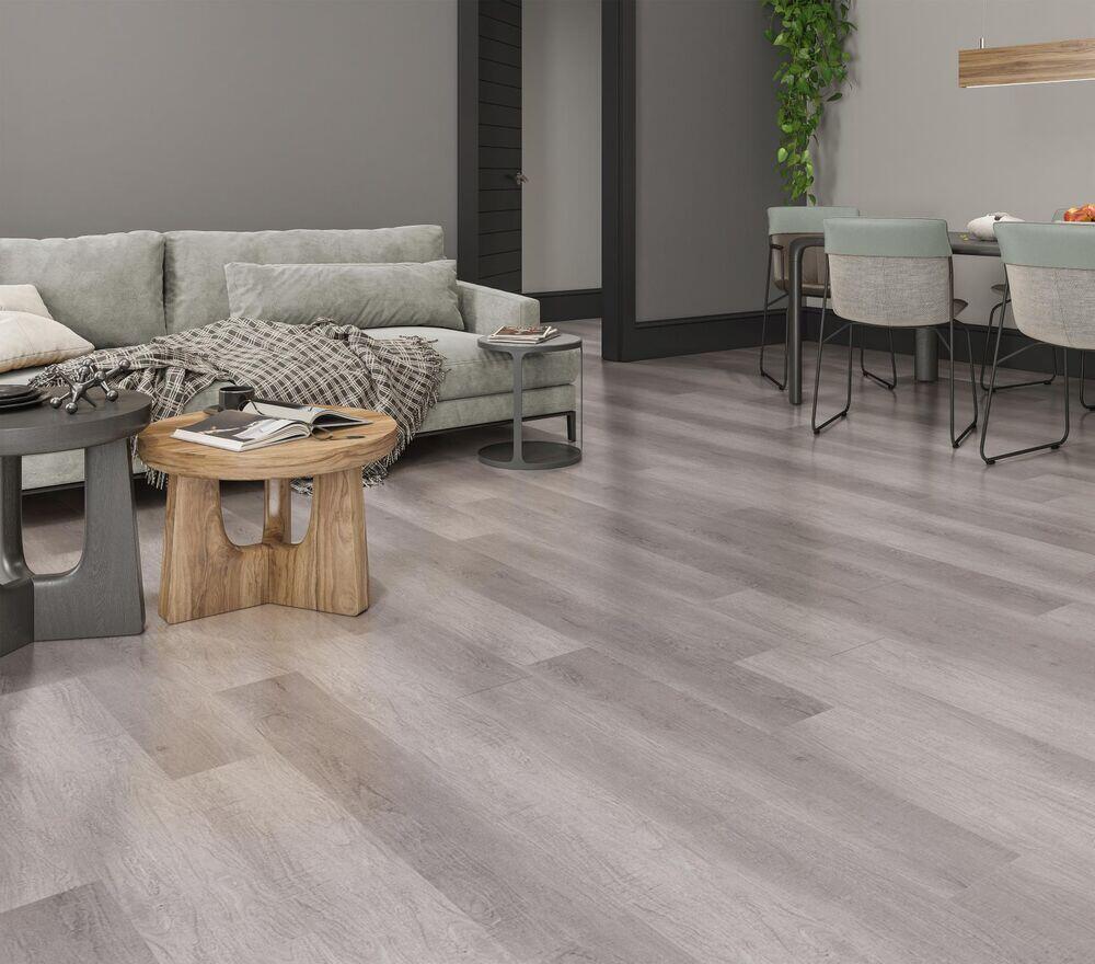 Piso Vinílico Cola Penedo 2mm 20x124 Madeirado Cinza Málaga