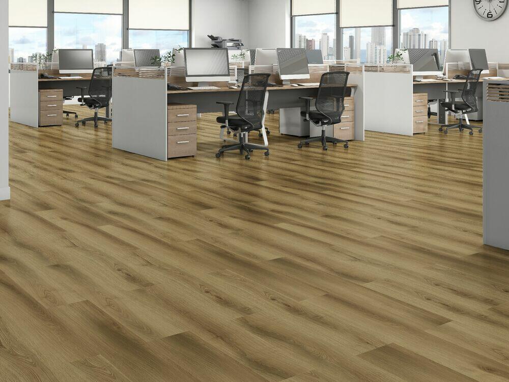 Piso Vinílico Cola Visconde Oliveira Madeirado 20x124 Málaga
