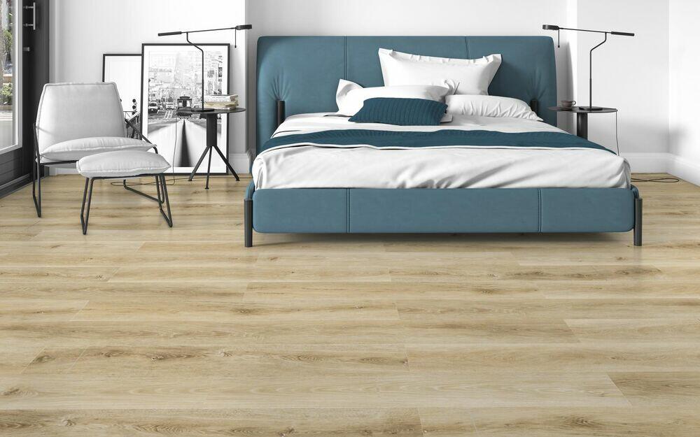 Piso Vinílico Manaus Pinus 2mm 20x124 Madeirado Bege Málaga