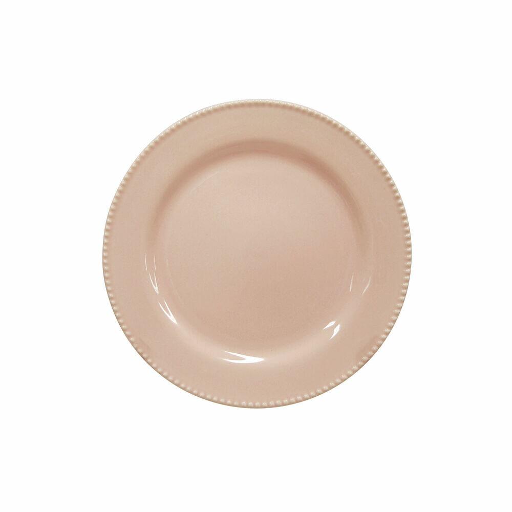 Prato Raso Yoi Perla Corona 27cm Rosê Nude Cerâmica