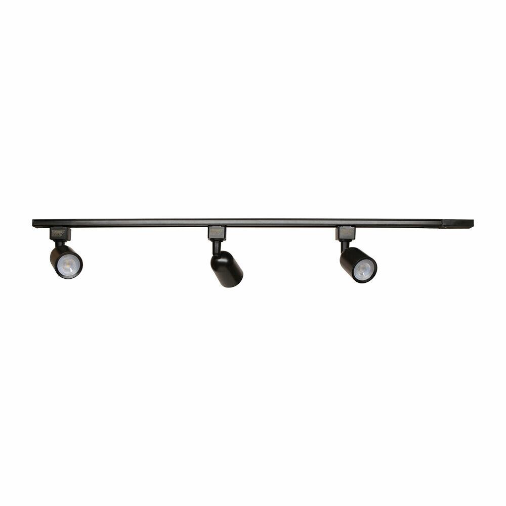 Kit Tilho LED Direct 3000K Preto Luz Amarela Taschibra
