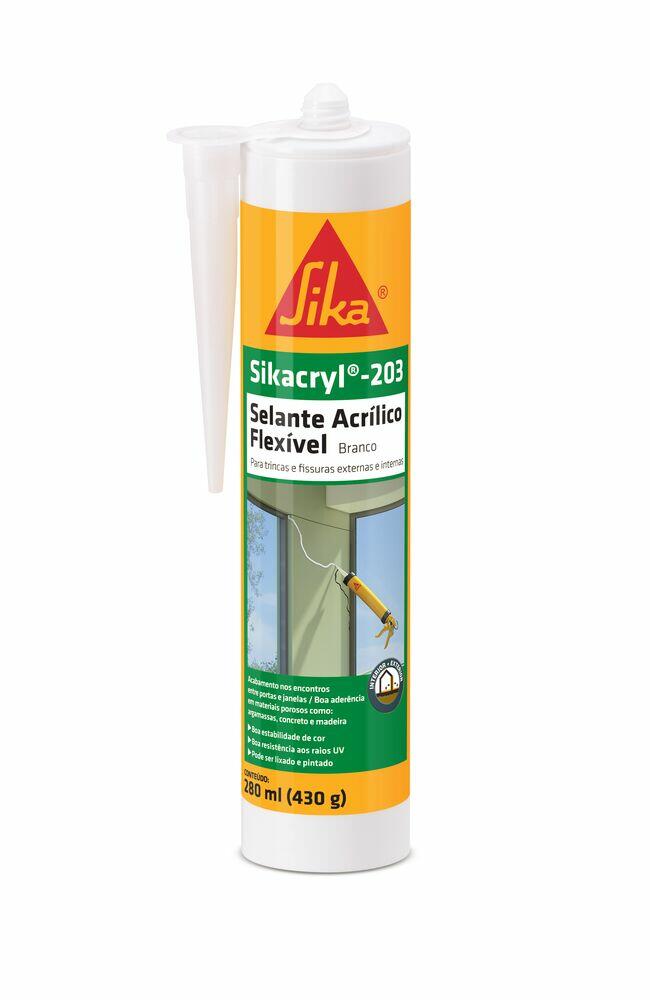 Selante Sika Sikacryl 203 250ml Branco