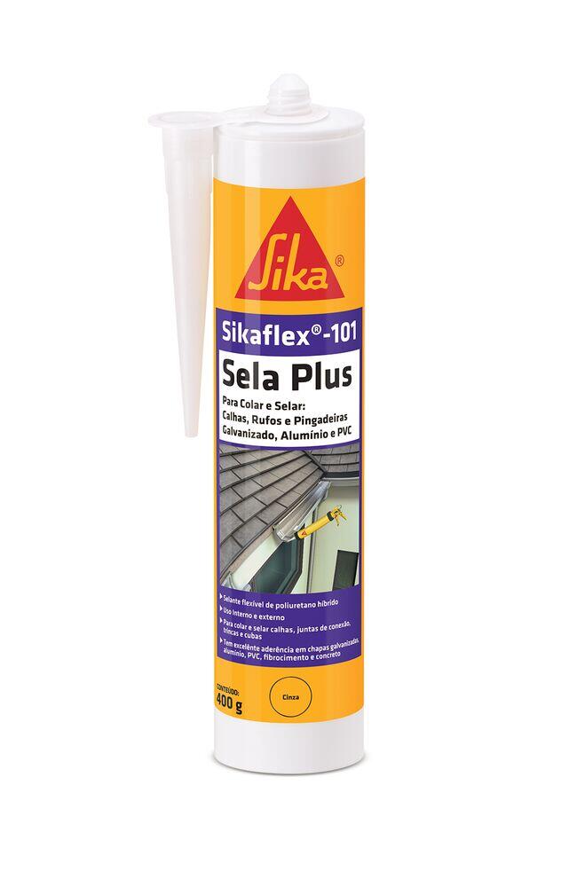 Selante Sikaflex 101 Sela Plus 250ml Cinza Sika