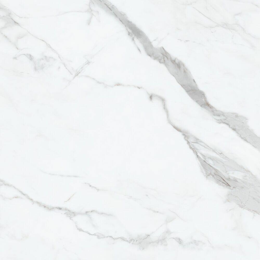 Porcelanato Calacata Altíssimo Branco Retificado Acetinado 120x120 C Biancogres