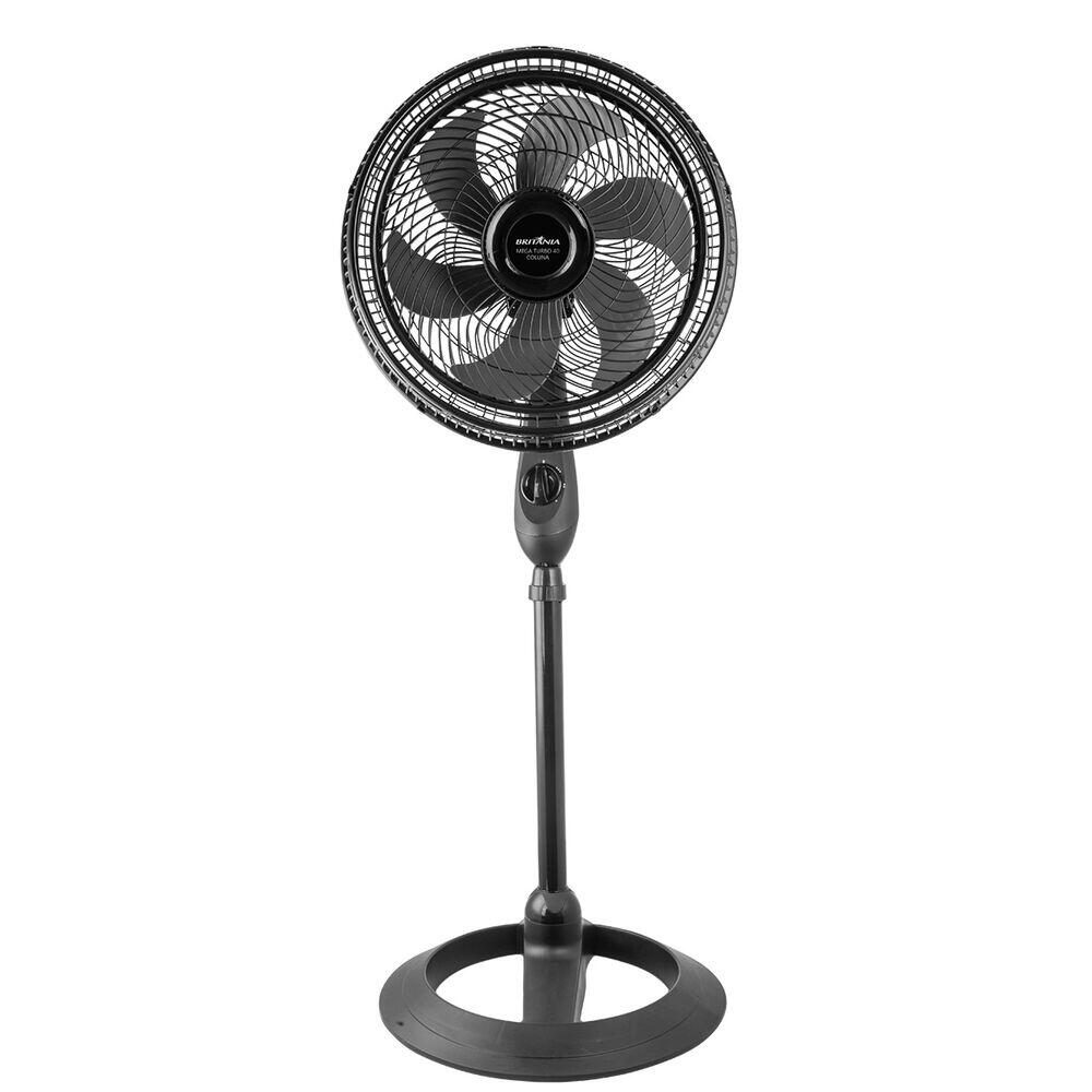 Ventilador de Coluna Mega Turbo 3 em 1 40cm Preto Britânia