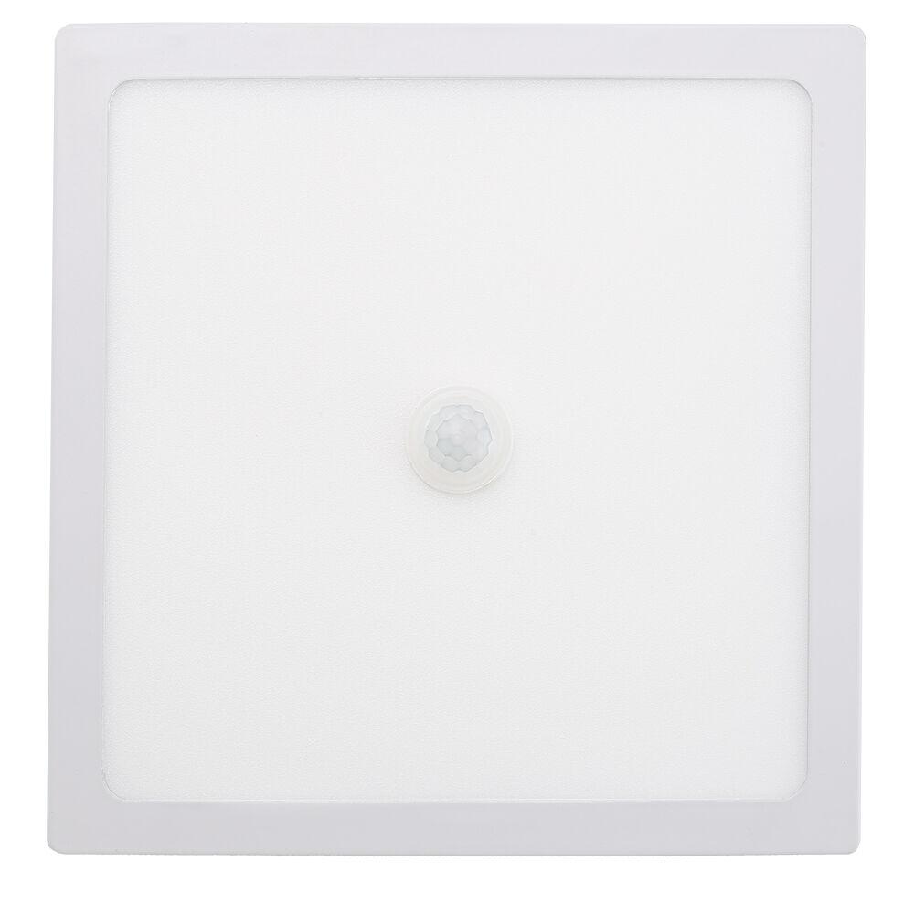 Painel LED Sobrepor 18W 6500K Motion Sensor Branco Quadrado Luz Branca Bronzearte