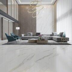 Porcelanato Calacata Altíssimo Lux Retificado Polido 60x120 Biancogres