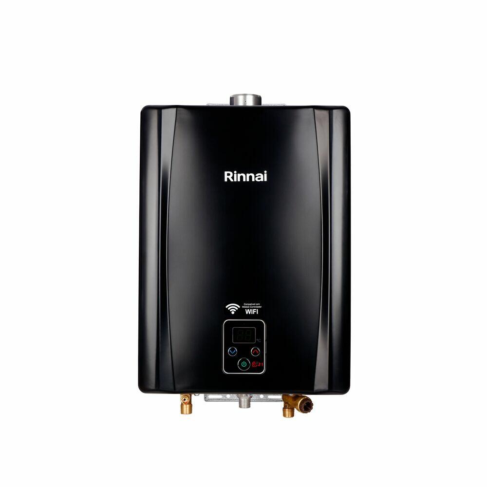 Aquecedor Digital a Gás GLP 21L/min Black - Rinnai
