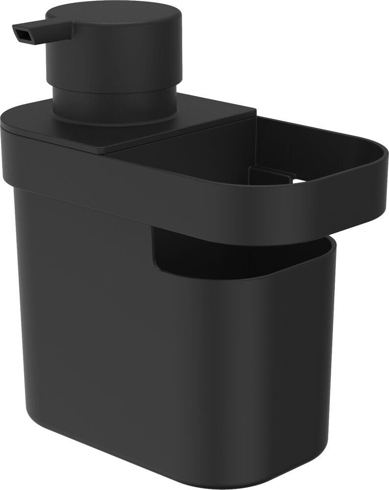 Dispenser com Organizador Trium Preto Martiplast