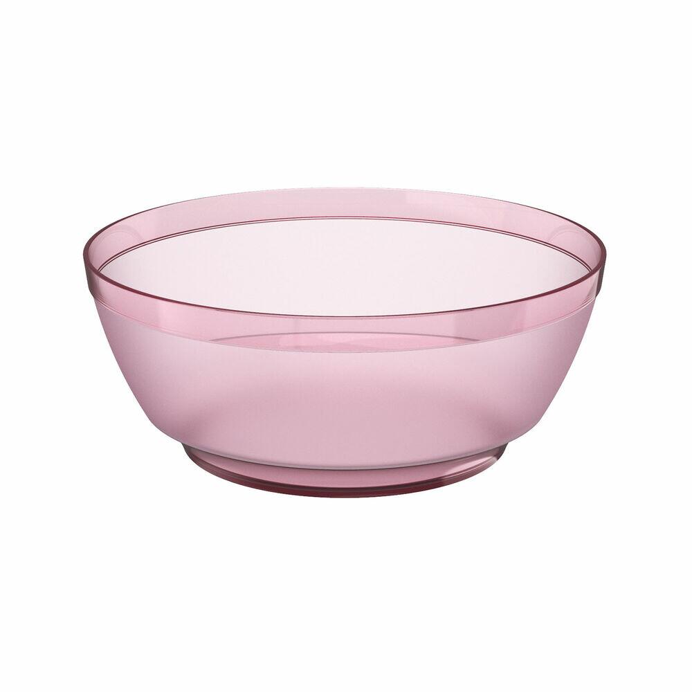 Saladeira Martiplast Luna Cristal Rosa Quartzo 3,5L Acrílico