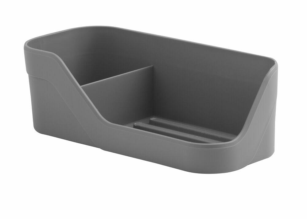 Kit Organizador para Pia Ou Trium Compa 21x8,5x7cm Chumbo