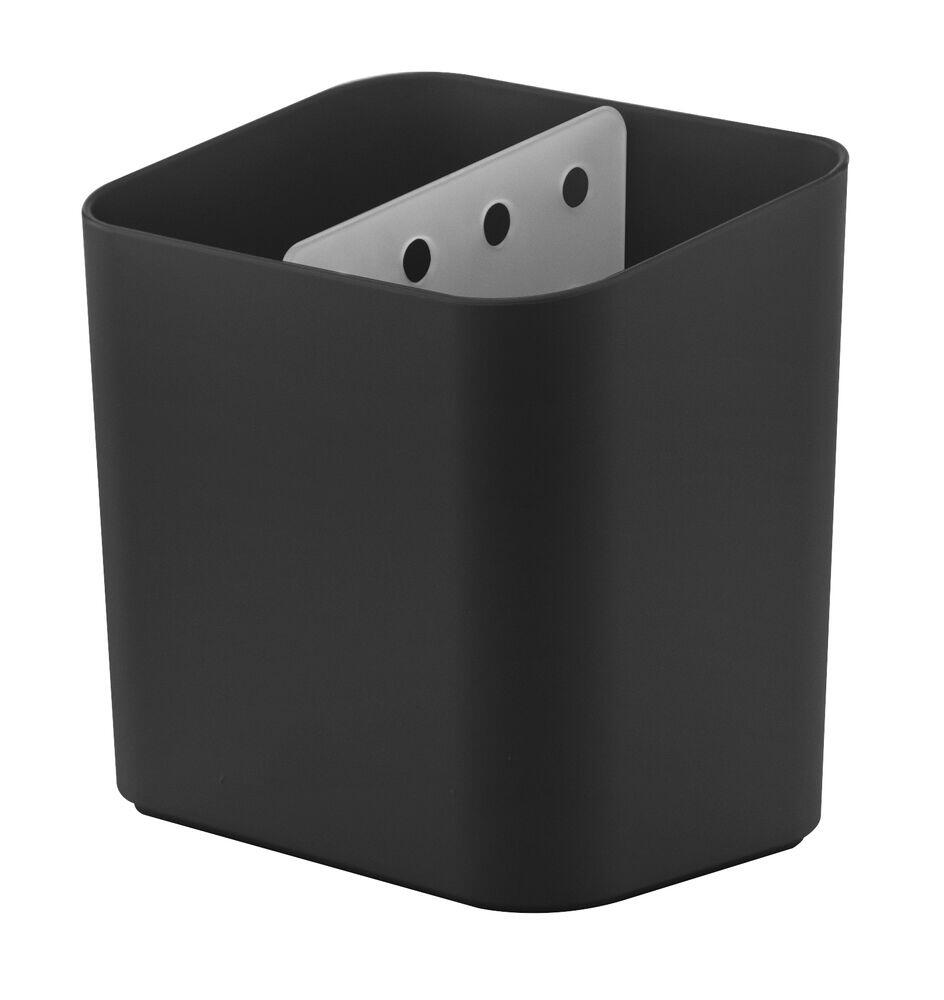 Escorredor de Talheres Martiplast Trium 12,4x9x12,4cm Preto