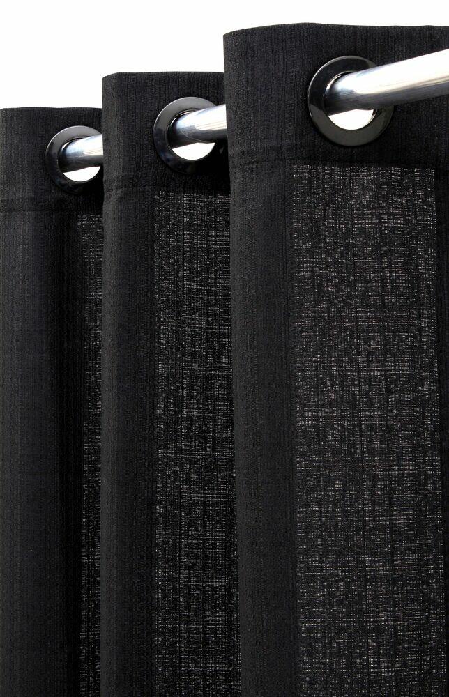 Cortina Diagonal Veneza 2,60X1,70m Preto