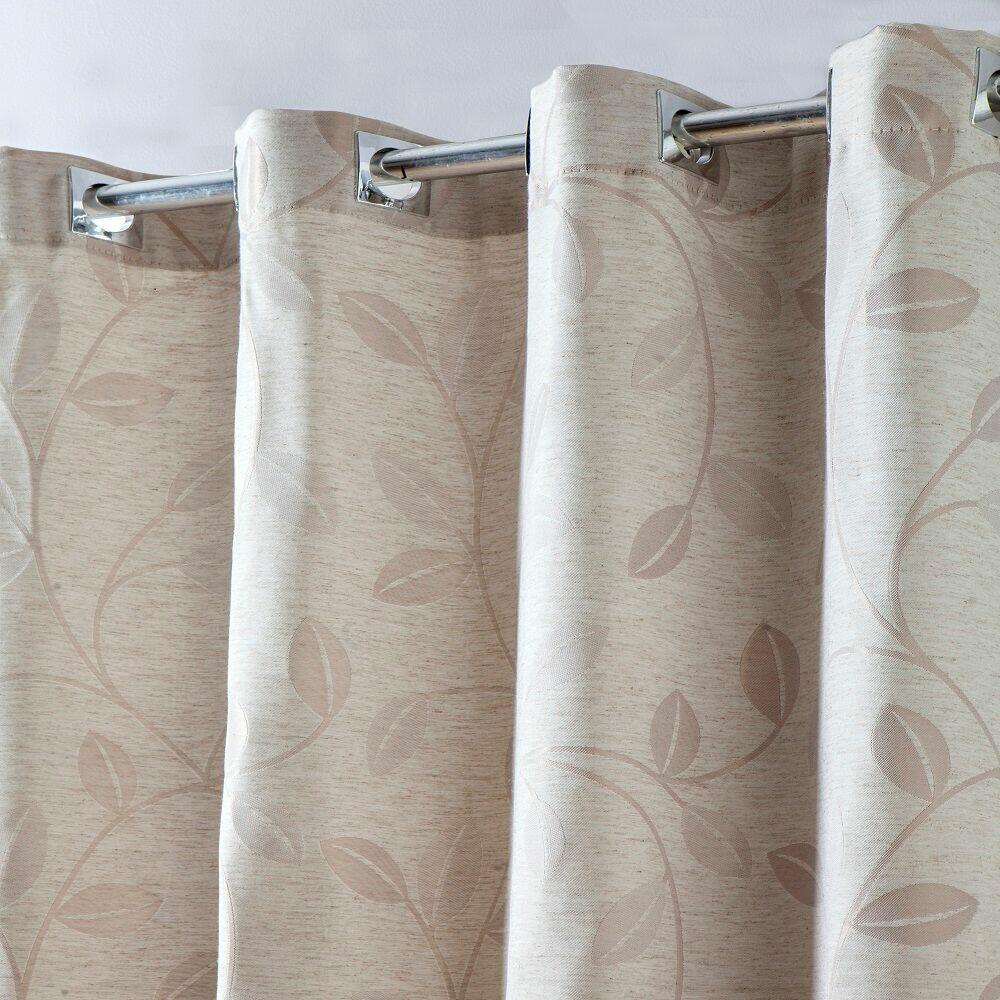 Cortina Diagonal Jacquard 2,60X2,30m Bronze