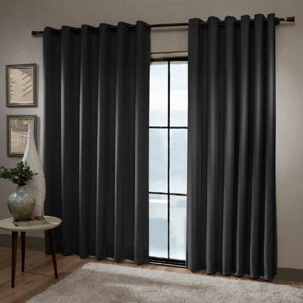 Cortina Diagonal Veneza 4,00x2,60m Preto