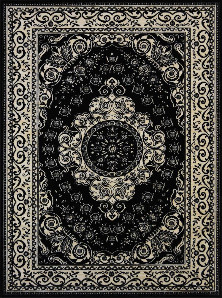 Tapete Marbella Rayza Kerman 2,50x3,50m Black/Creme