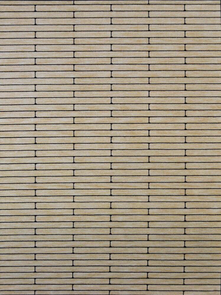 Tapete Marbella Rayza Bambu 2,00x2,50m Creme