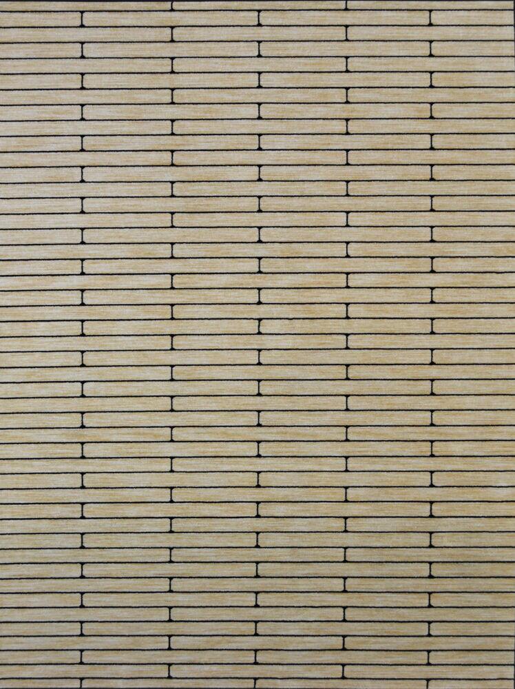 Tapete Marbella Rayza Bambu 1,50x2,00m Creme