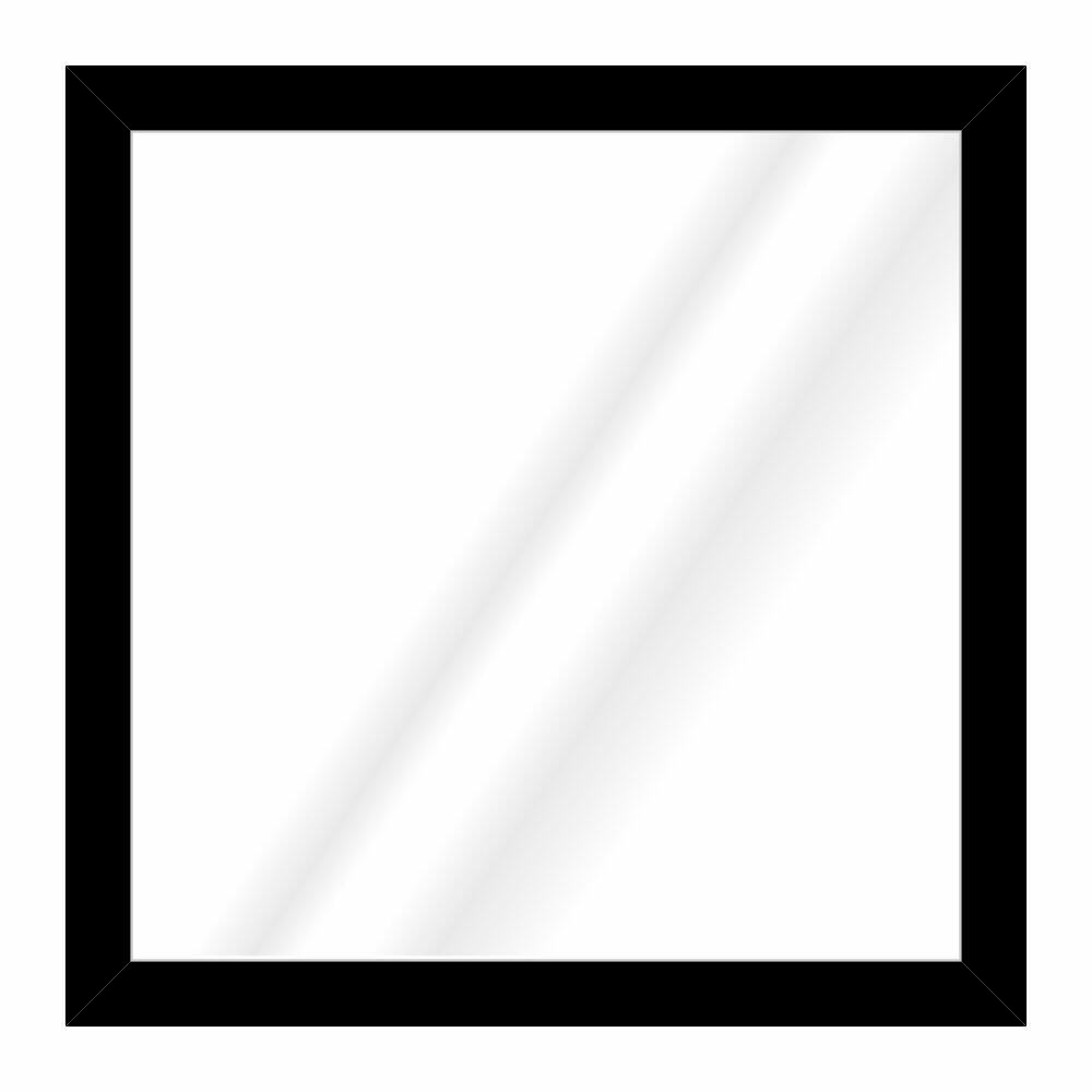 Espelho Quadrado Tropical Artes 50x50cm Preto