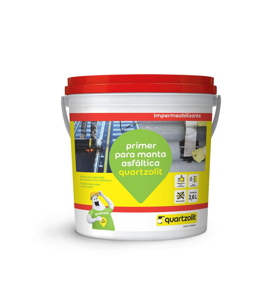 Impermeabilizante Quartzolit Primer Asfáltico 18L Marrom Escuro