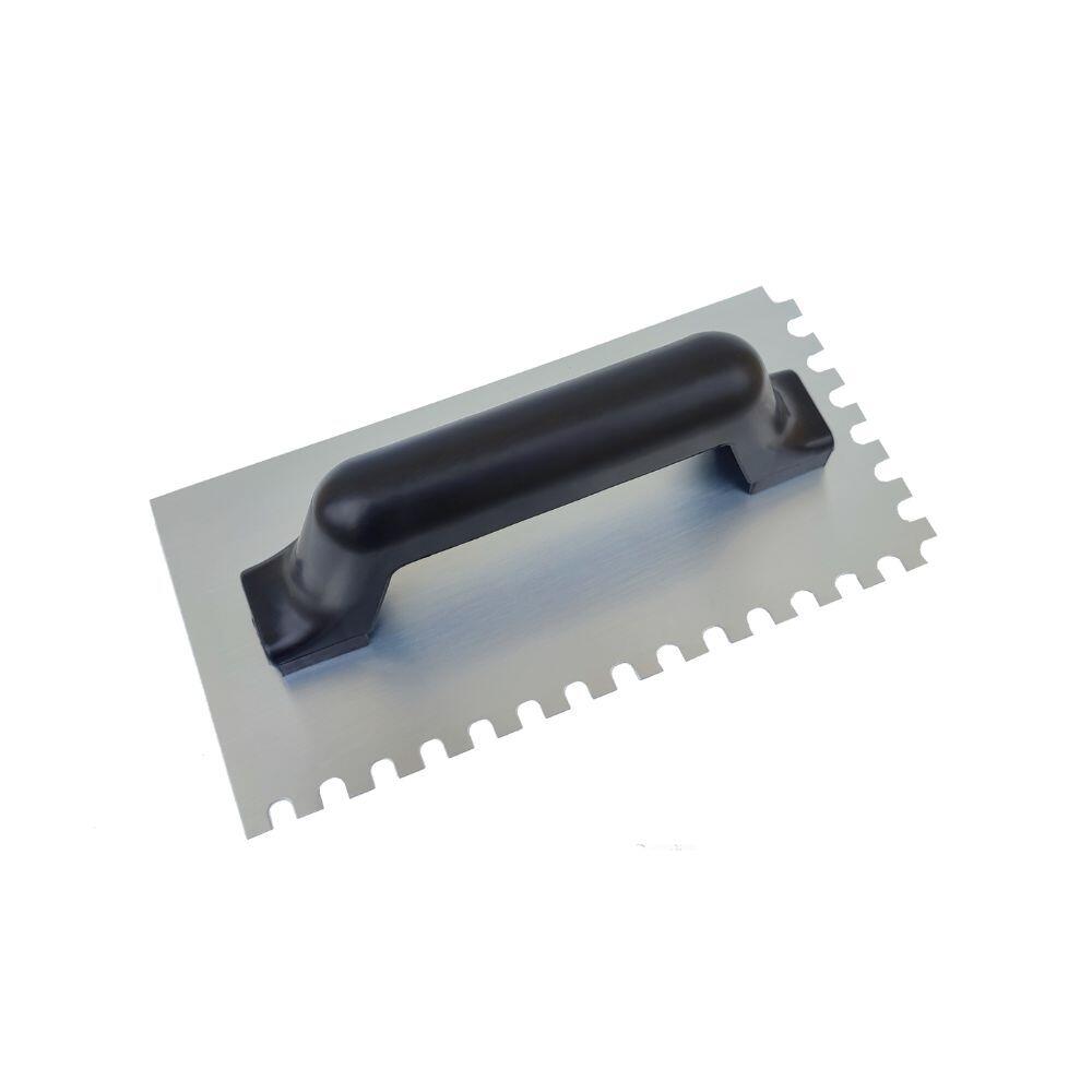 Desempenadeira 12x24cm Dentada Aço Brico Forte
