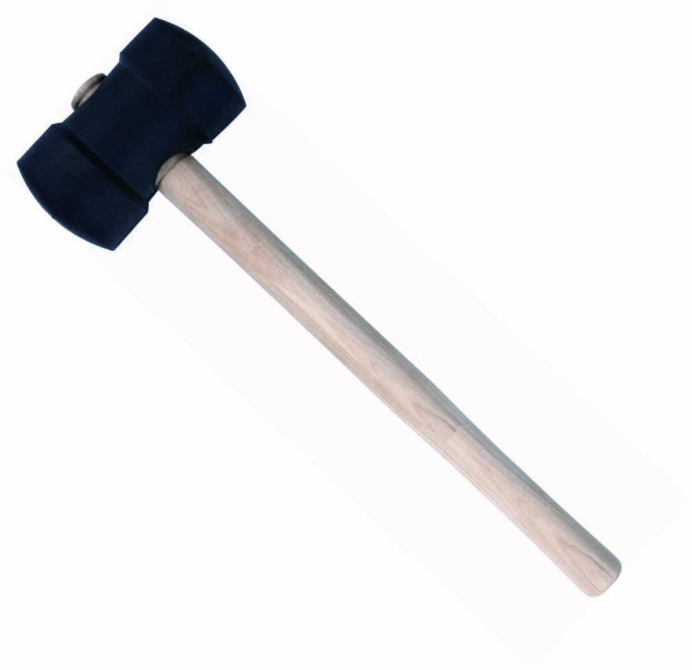 Martelo de Borracha Brico Forte 60mm Preto