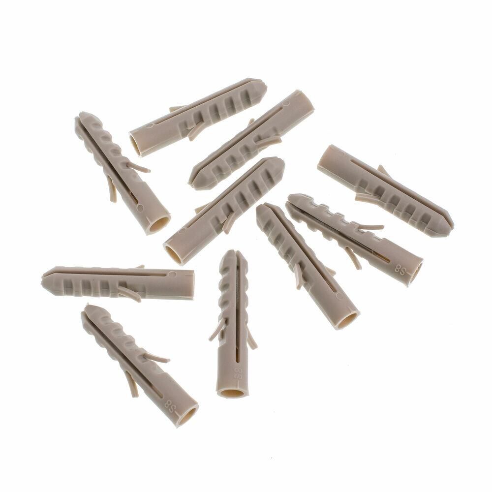 Bucha para Concreto Bemfixa 8mm sem Anel Cinza 10 Peças