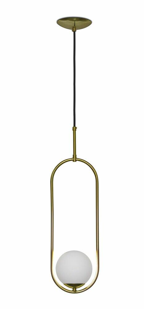 Pendente 1 Lâmpada Spot Line Pêndulo Ono G9 Dourado